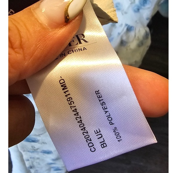 Cider Floral Puff Sleeve Midi Dress Cottagecore Lace Up Back Size‎ XL - Picture 13 of 13